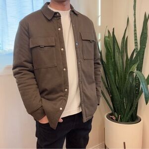 Zara Quilted Lined Utility Overshirt Jacket - Men’s Medium